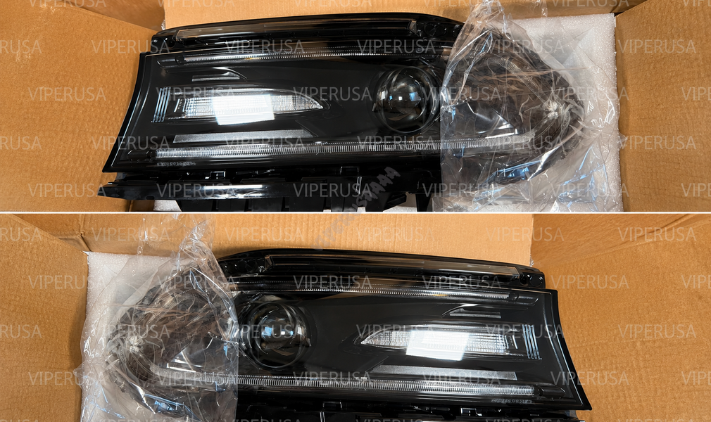 Lampa lewa + prawa Halogenowa +DRL 68214397AE 68214396AE