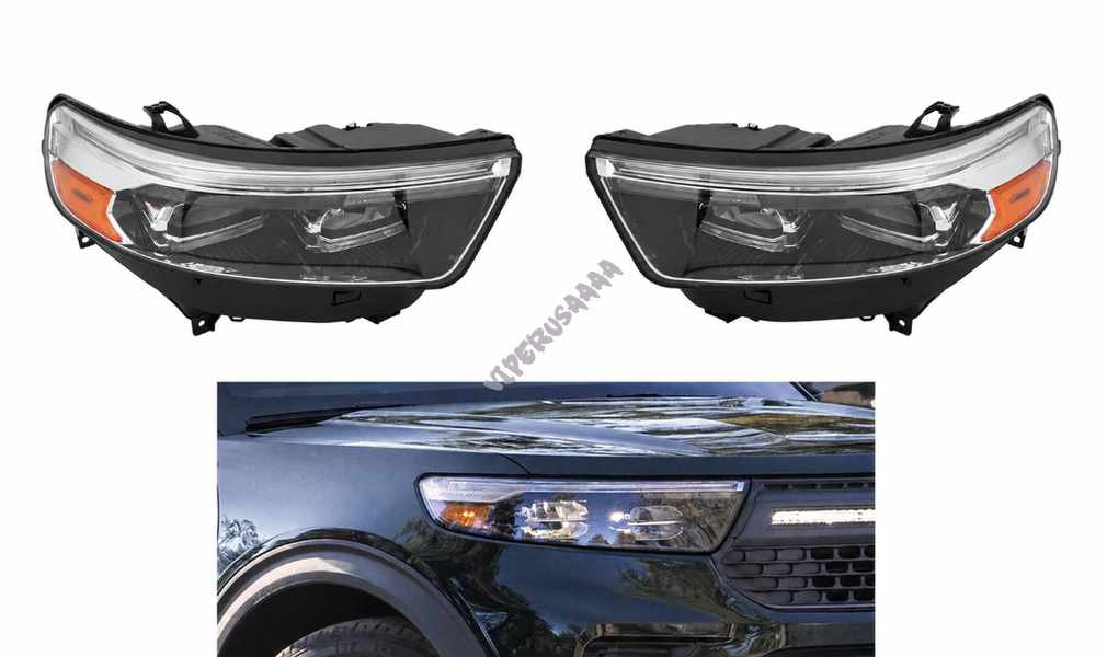Lampa przednia prawa + lewa LED MB5Z13008Q MB5Z13008R