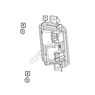 MODUŁ ELSD/sterownik elektronicznej szpery 68584273AB - 3