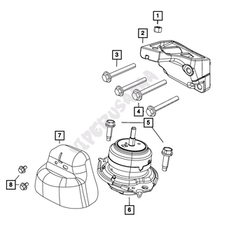 Poduszka silnika 3.6 V6 68252518AA - 3